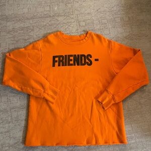 VLONE Orange Crewneck Sweater